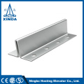 Elevator Roller Guide Rail Bracket For Lift With Fish Plate